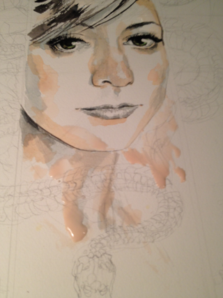 Illustration for article titled How I drew Willow from Buffy The Vampire Slayer